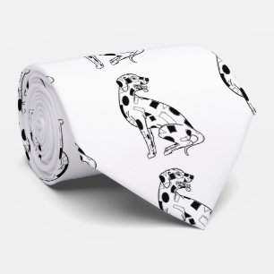 Black and White Dalmatian Krawatte