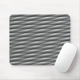 Black and white geometrical pattern mousepad