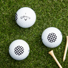 Black and White Golf Balls Golfball
