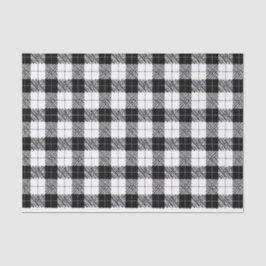 Black and White Herringbone Tissue Paper Seidenpapier