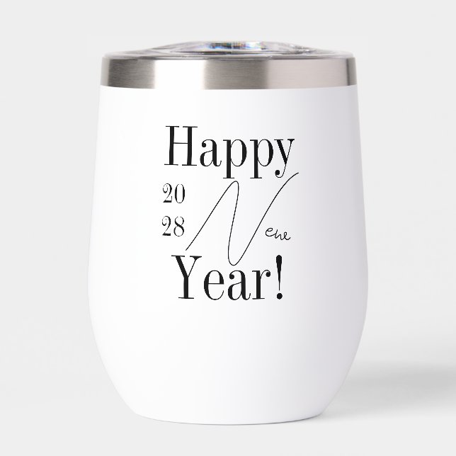 Black and White New Year's Eve Party (Vorderseite)