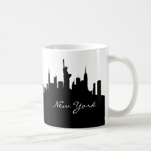 Black and White New York Skyline Tasse