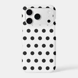 Black and White Polka Dot iPhone Case