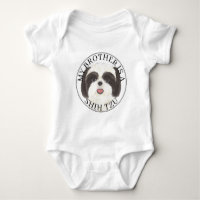 Black and White Shih Tzu Brother
