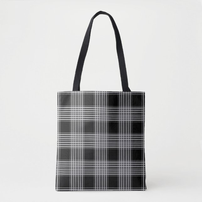 Black and White tartan plaid (Vorderseite)