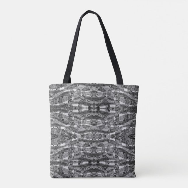 Black And White Textured Pattern (Rückseite)