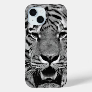 Black and White Tiger Face Case-Mate iPhone Hülle