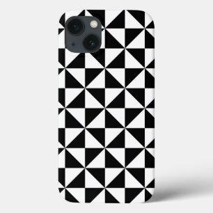 Black And White Triangle Pattern Case-Mate iPhone Hülle