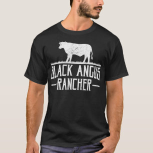 Black Angus Kuh Rancher Lustig Rindfleisch Rindfle T-Shirt