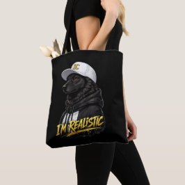 Black Anime Dog Streetwear Art | I'm Realistic