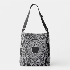 Black Apple AI Art Tragetaschen Mit Langen Trägern