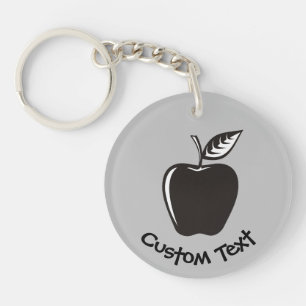 Black Apple Schlüsselanhänger