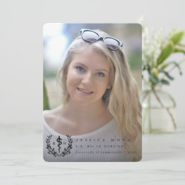 Black Asclepius RN Registrierter Nurse-Abschluss Ankündigung