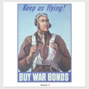 Black Aviators: Militärischer Kampfdienst der USA Aufkleber