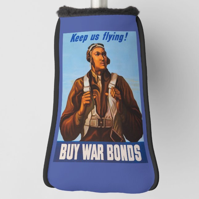 Black Aviators: Militärischer Kampfdienst der USA Golf Headcover (Rotieren 90)