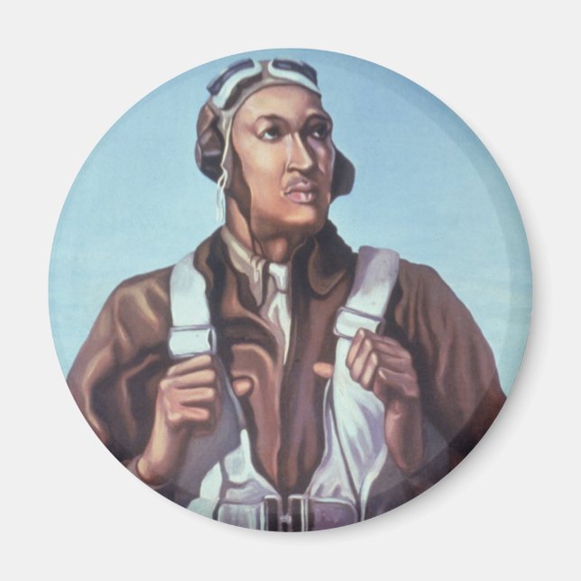 Black Aviators: Militärischer Kampfdienst der USA Magnet (Vorne)