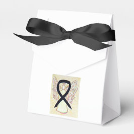Black Awareness Ribbon Angel Gastgeschenk Boxen Geschenkschachtel