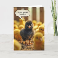 Black Baby Chick Birthday Spaß