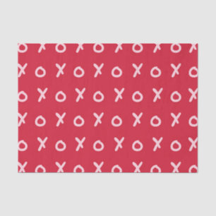 Black & Baby Pink X O XO XO Niedlich Trendy Seidenpapier