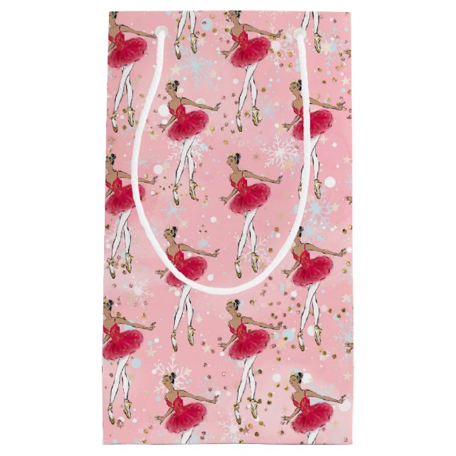 Black Ballerina Holiday Geschenktasche Kleine Geschenktüte (Vorderseite)