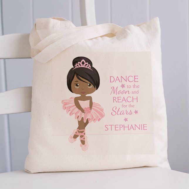 Black Ballerina Personalisiert Tragetasche (Von Creator hochgeladen)