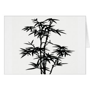 Black Bamboo Silhouette