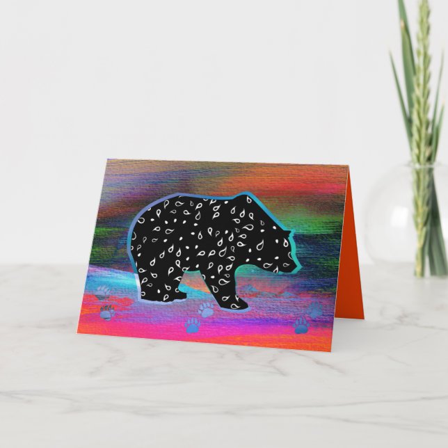 Black Bar Spirit Northern Light Colour Card Karte (Vorderseite)