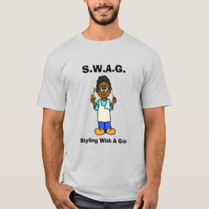 Black Barber SWAG T - Shirt