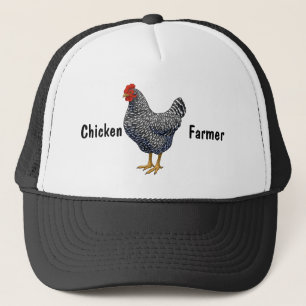 Black Barred Plymouth Rock Hen Truckerkappe