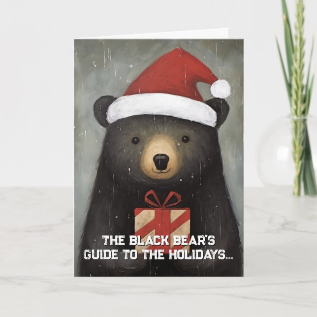 Black Bar's Guide to the Holidays Christmas Card Karte (Vorderseite)