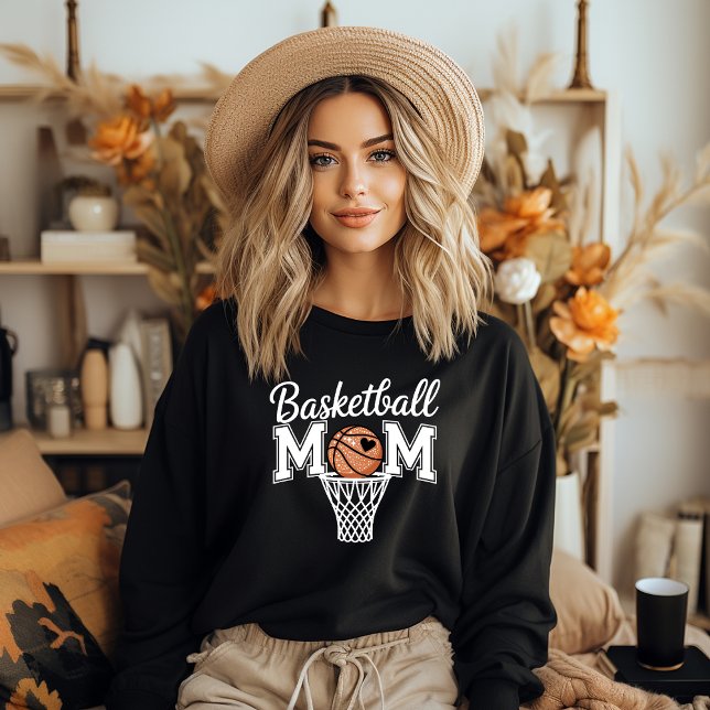 Black Basketball Mom Sweatshirt (Black Basketball Mom sweatshirt)