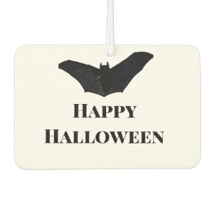 Black bat glückliches Halloween hinzufügen Namen T Autolufterfrischer