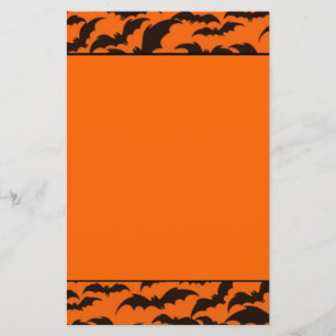 Black Bat Halloween Briefpapier