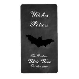 Black Bat Hexen Pointe Weinetikett