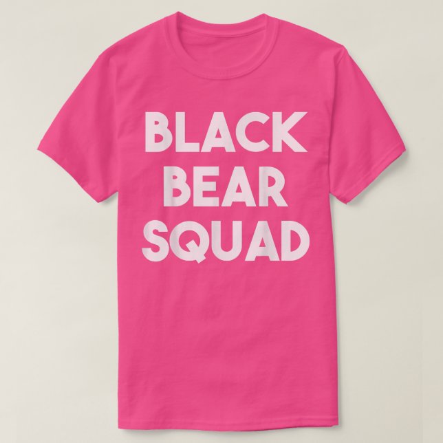 Black Bear Squad - Funny  T-Shirt (Design vorne)