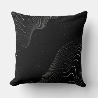 Black Beasutifl Pillow Kissen