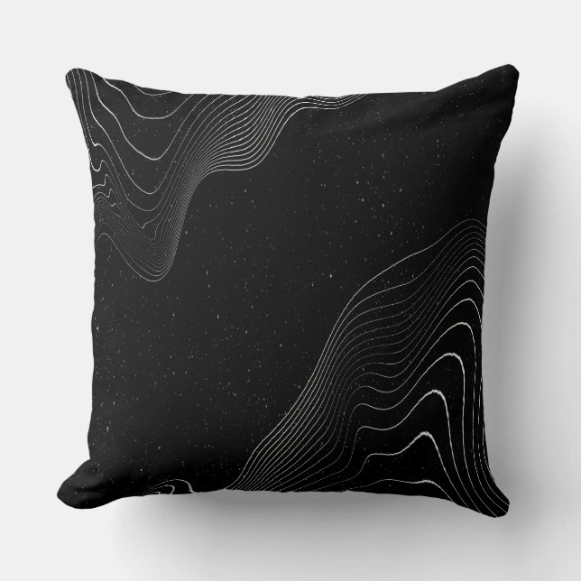 Black Beasutifl Pillow Kissen (Vorderseite)