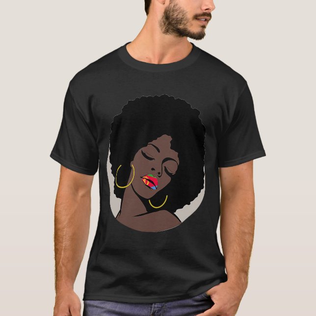Black Beautiful Eritrean Girls Eritrea Mama T-Shirt (Vorderseite)