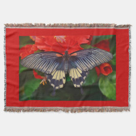 Black Beauty Butterfly Decke