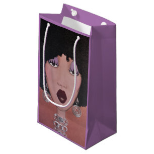 "Black Beauty Diva" kleine Geschenktasche Geschenktüte