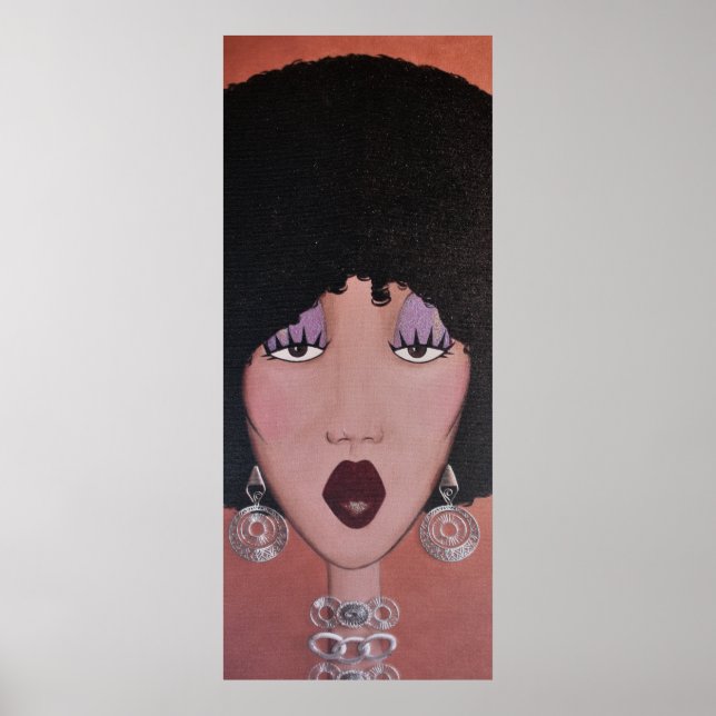 "Black Beauty Diva" Poster (Vorne)