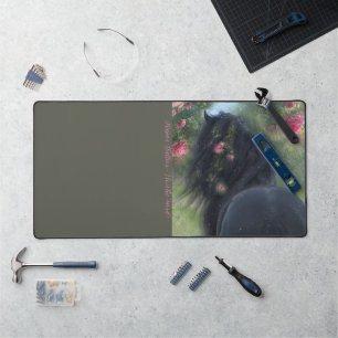 Black Beauty Friesian Horse - Desk Mat Schreibtischunterlage