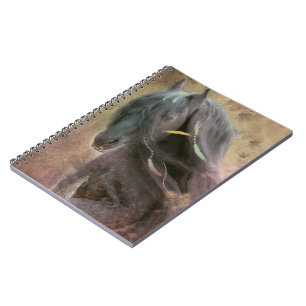 Black Beauty Friesian Horse - Notebook, Journal Notizblock