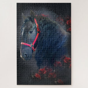 Black Beauty Friesian Horse - Puzzle