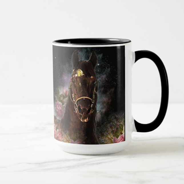 Black Beauty Friesian Horse - Tasse, Cup Tasse (Rechts)