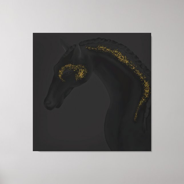 Black Beauty Leinwanddruck (Vorderseite)