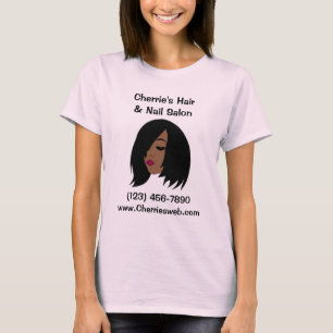 Black Beauty Salon T - Shirt - individuell anpassb