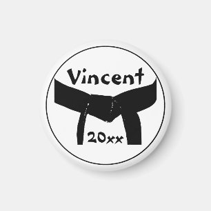 Black Belt Basic für Kampfkunst Magnet