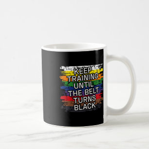 Black Belt Behalt Training Martial Art Karate Tae Kaffeetasse