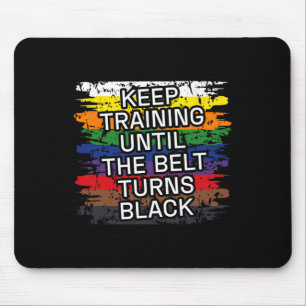 Black Belt Behalt Training Martial Art Karate Tae Mousepad